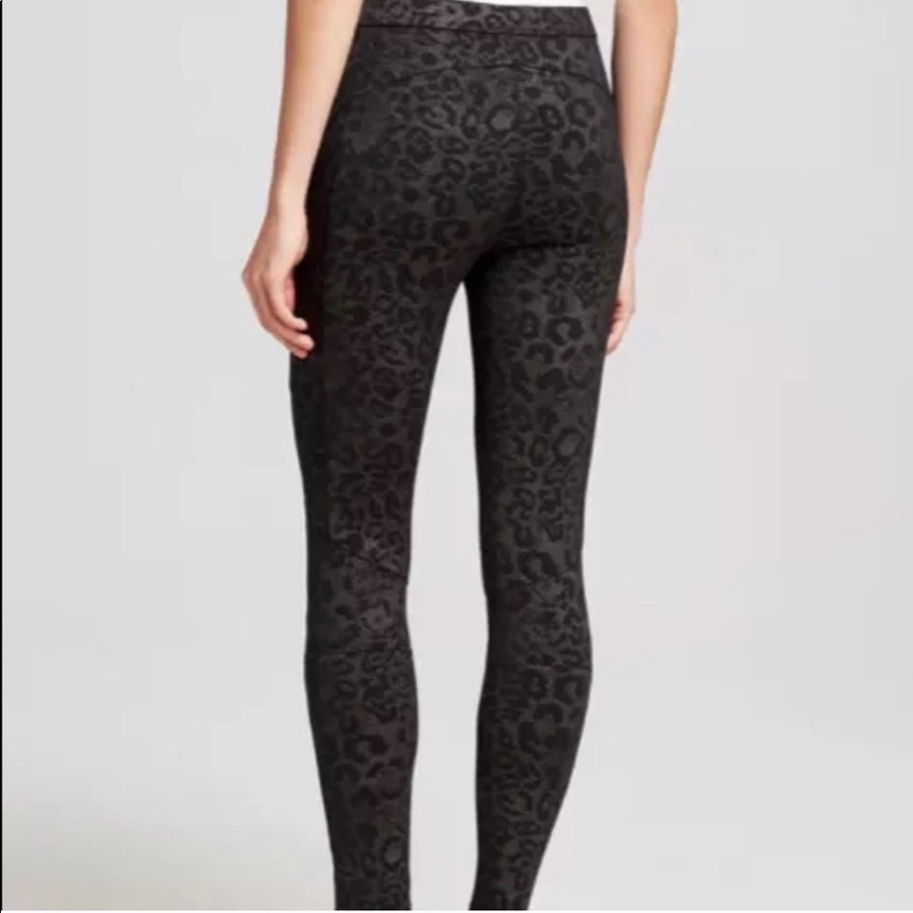 Free People animal print metallic leggings